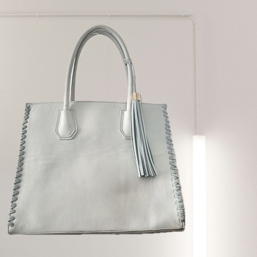 Pale Blue Tote Bag